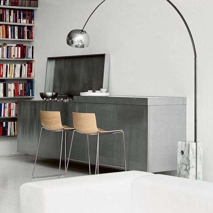 Catifa 46 0474 Bar Stool Low Unicolour Chrome