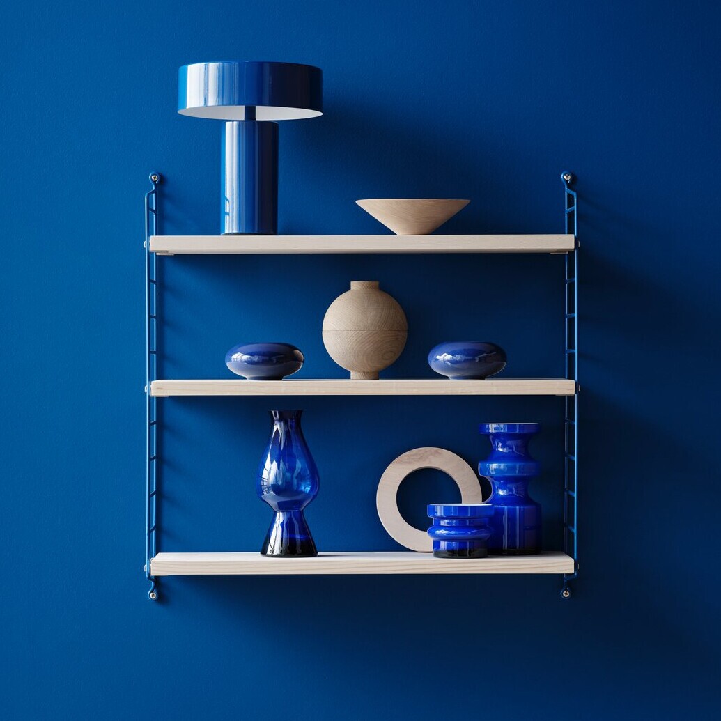 Limited Edition String System Wall Shelf 60x60x20cm