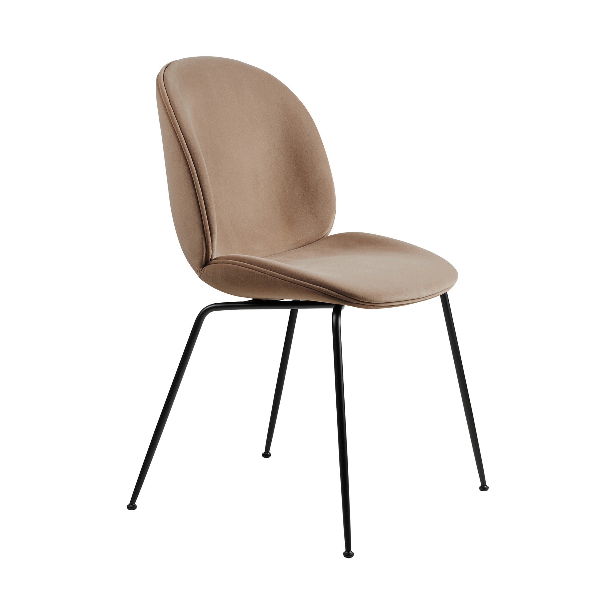 Beetle Dining Chair Full Upholstered Base Conic