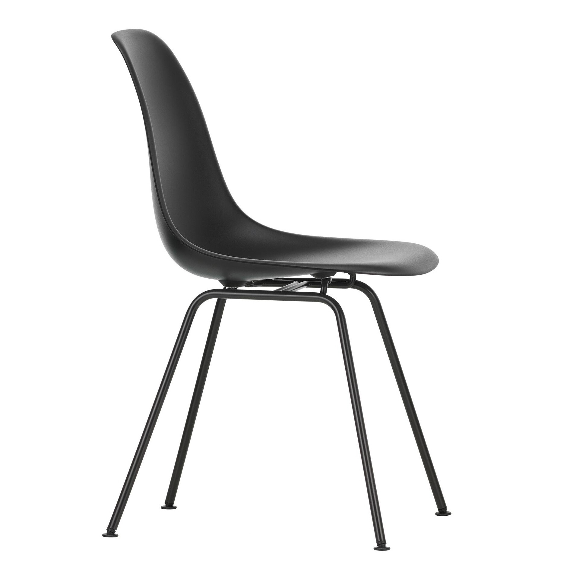 Eames Plastic Side Chair DSX RE Black Base