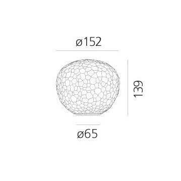 Meteorite Tavolo Table Lamp