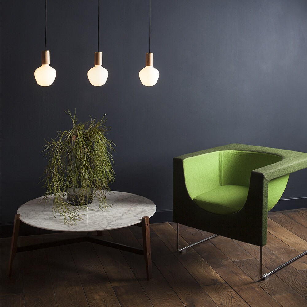 Oak Knuckle Suspension Lamp