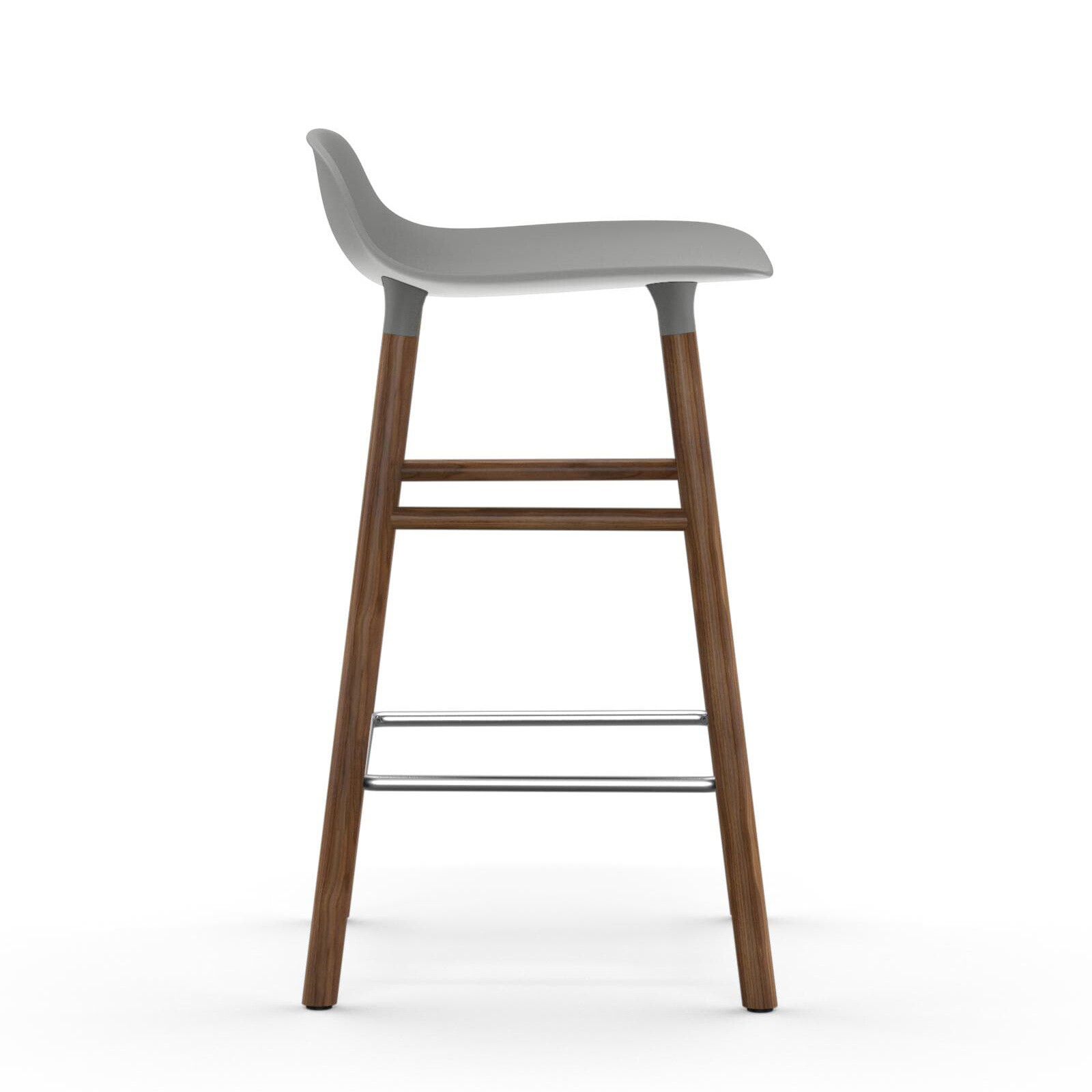 Form Bar Stool Walnut Base 65cm