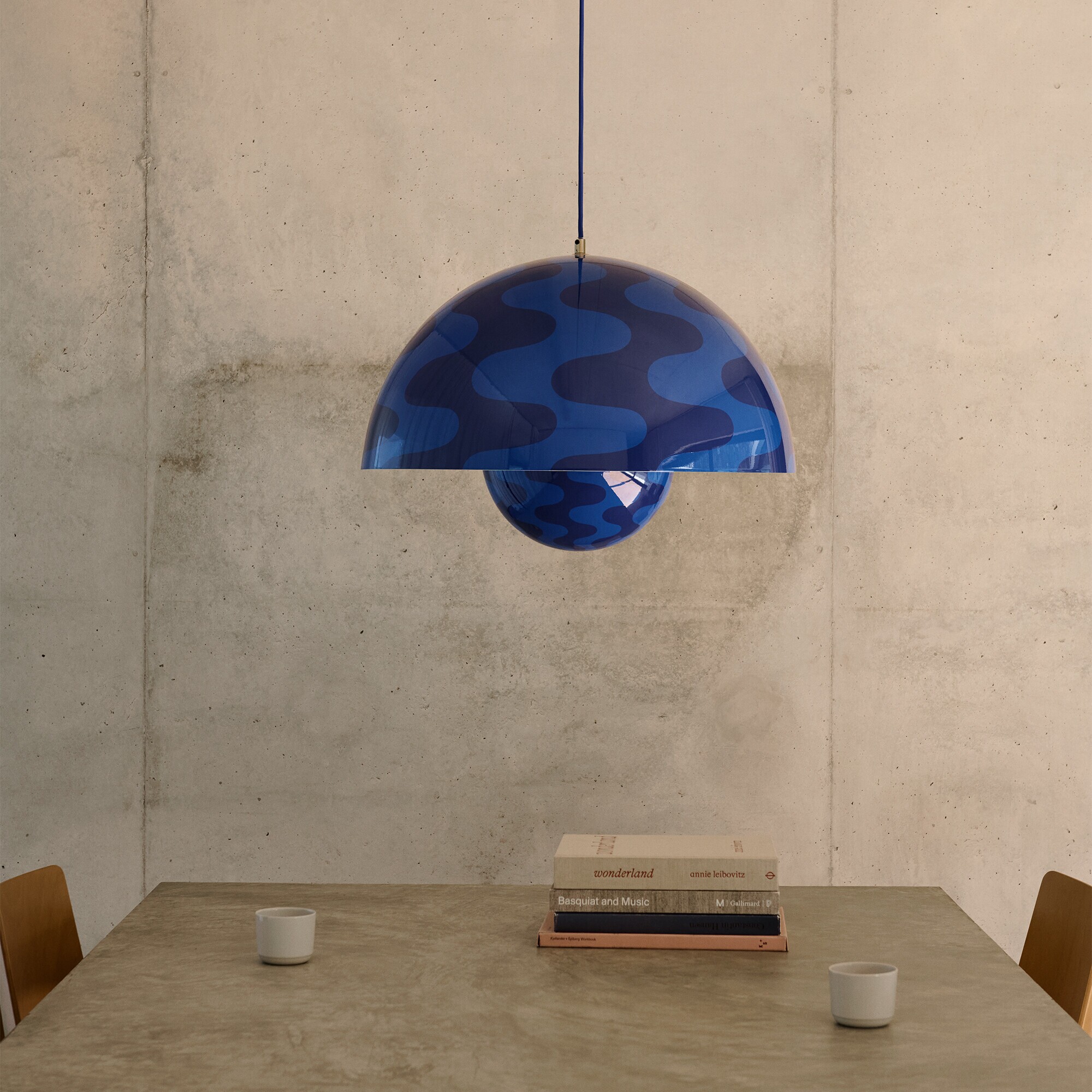 Flowerpot VP2 Suspension Lamp with Pattern