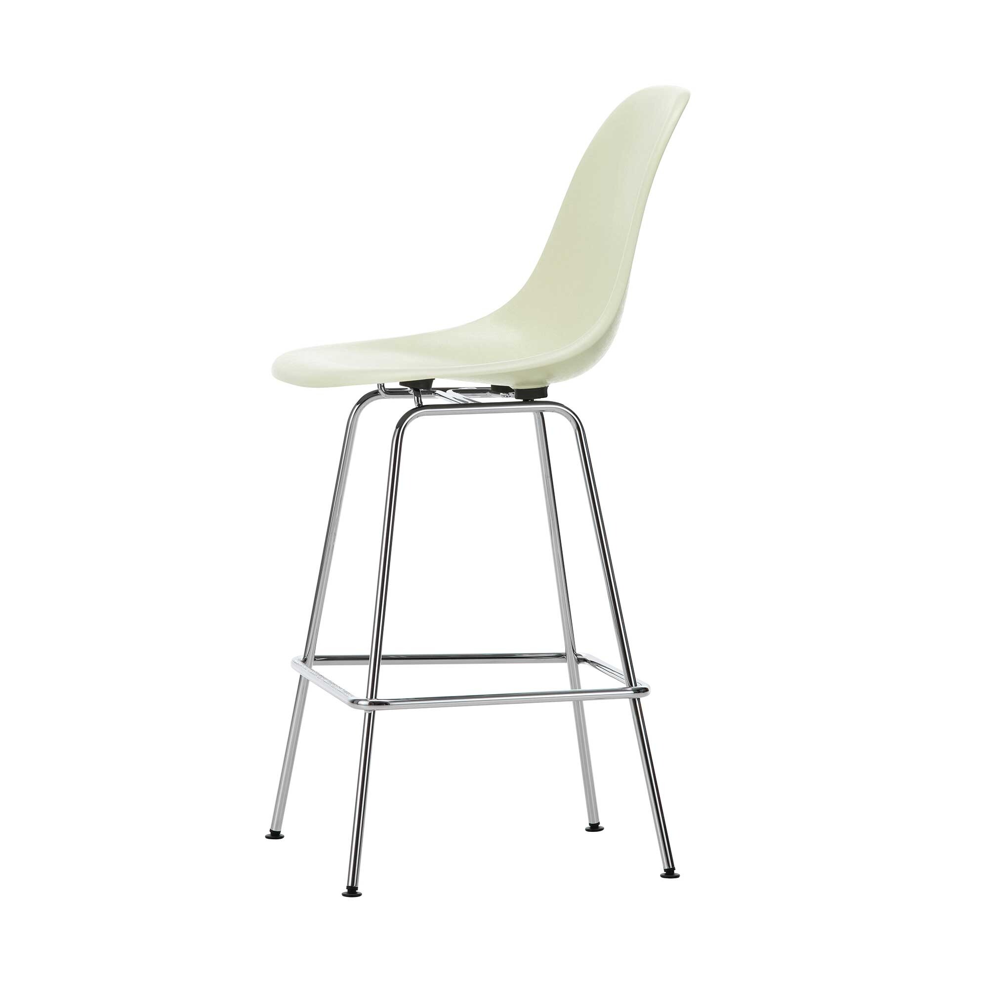 Eames Fiberglass Bar Chair Medium Chromed