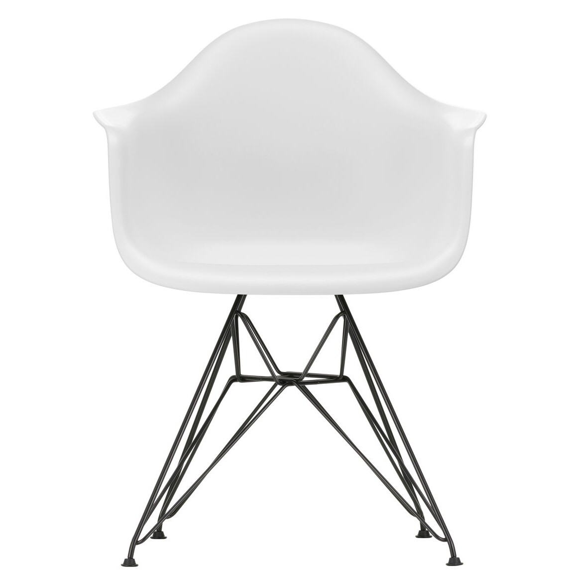 Eames Plastic Armchair DAR RE Black Base