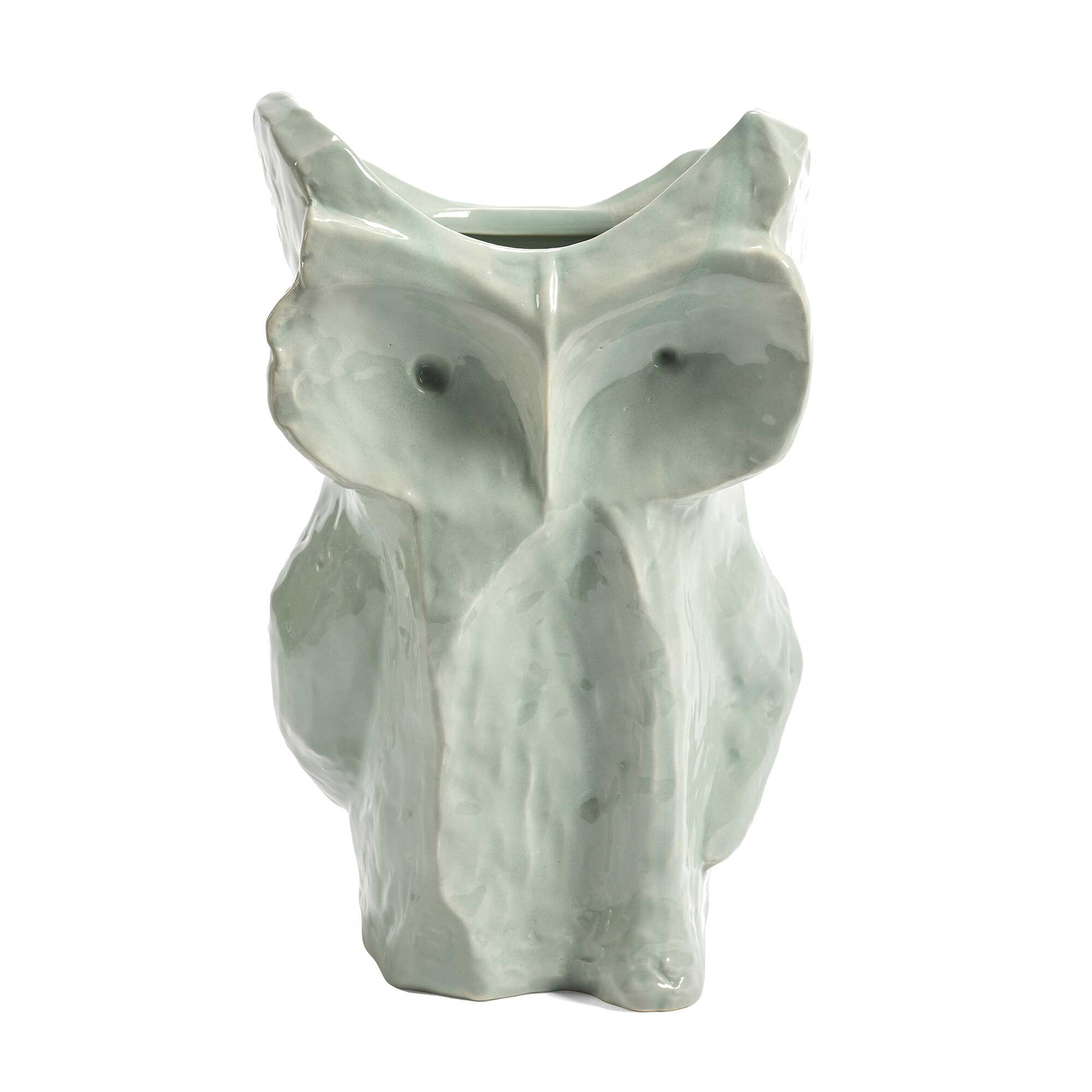 After Midnight Vase Owl L