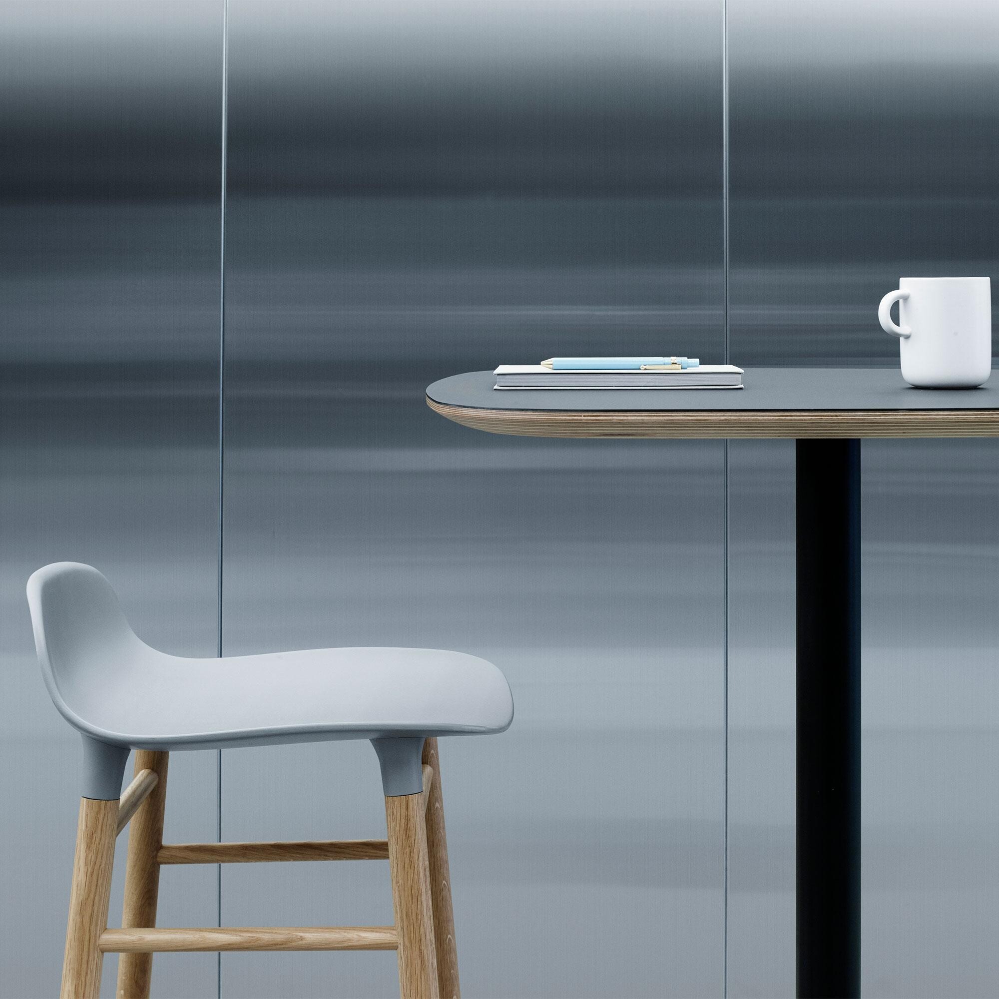 Form Bar Stool Frame Oak 65