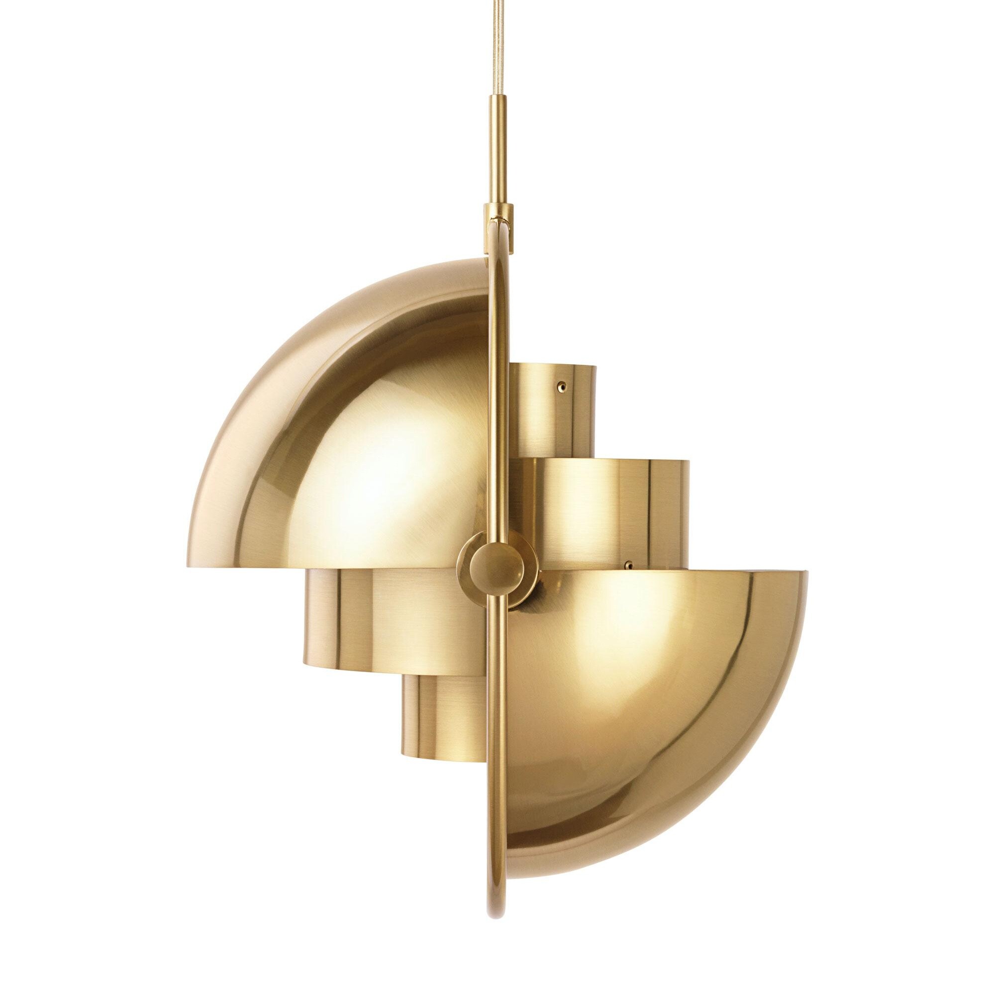 Multi-Lite Suspension Lamp Ø36cm Frame Brass
