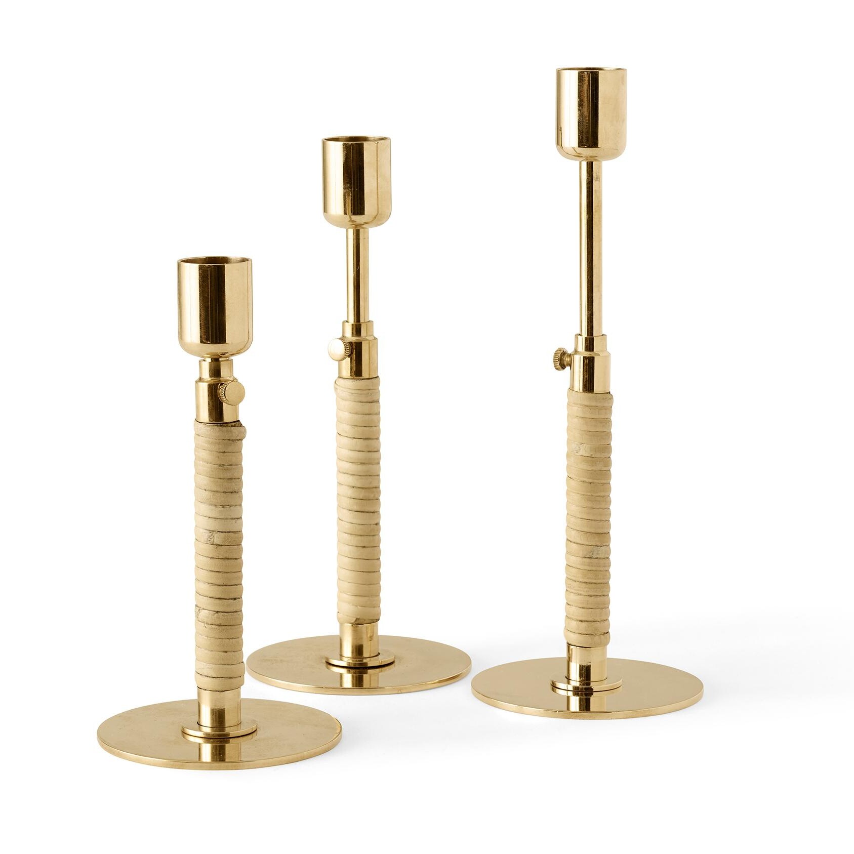 Duca Candle Holder Brass