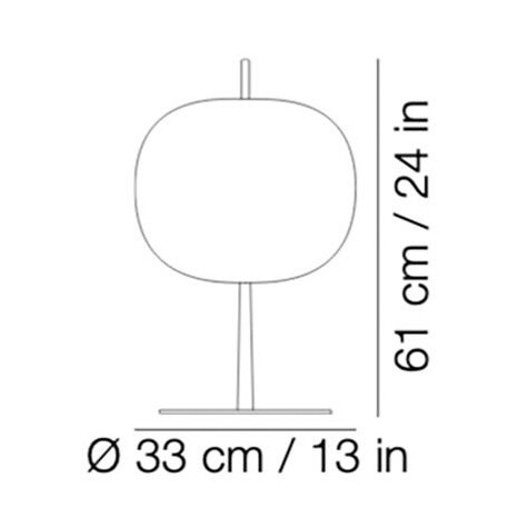 Kushi XL Table Lamp H 61cm