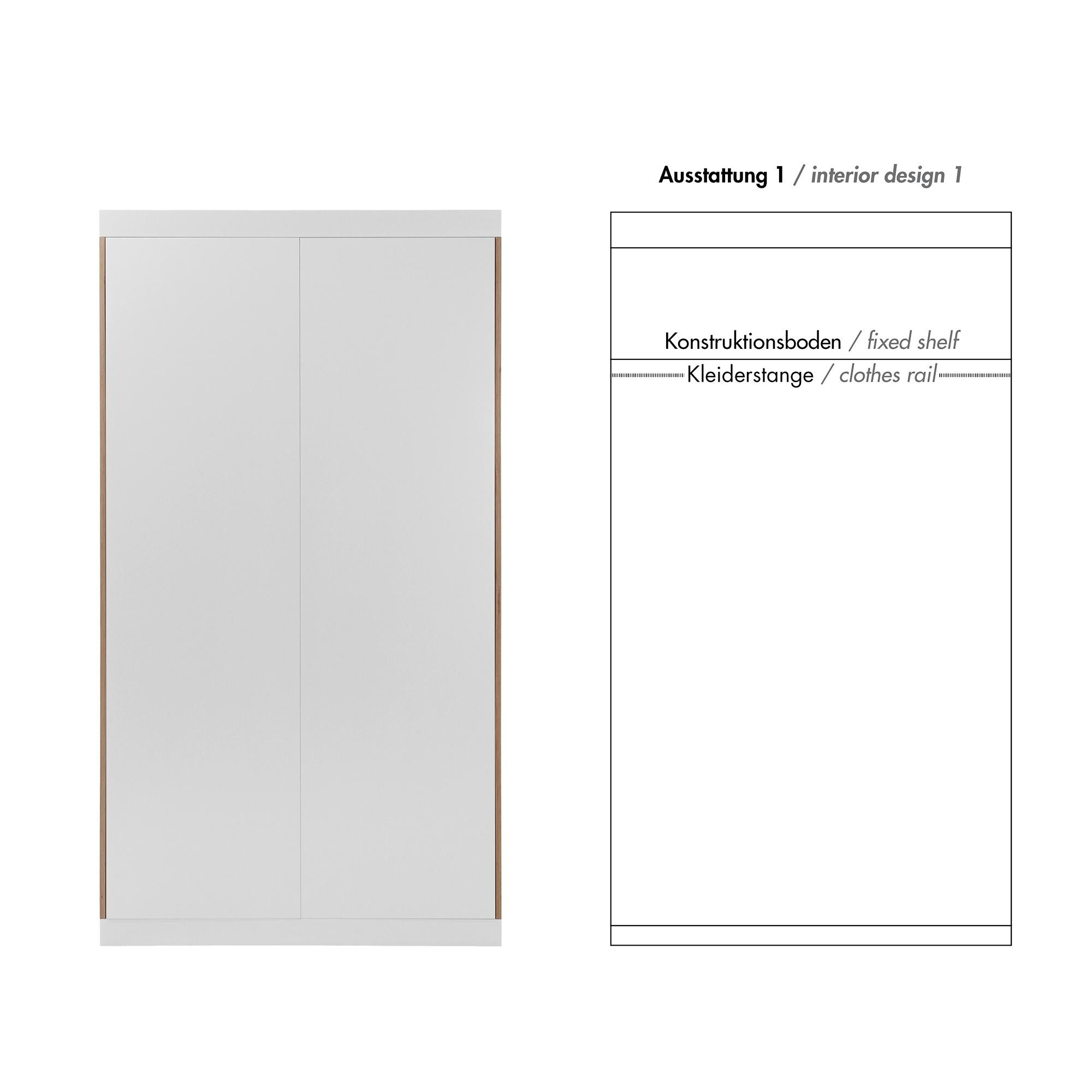 Flai Wardrobe with two Doors