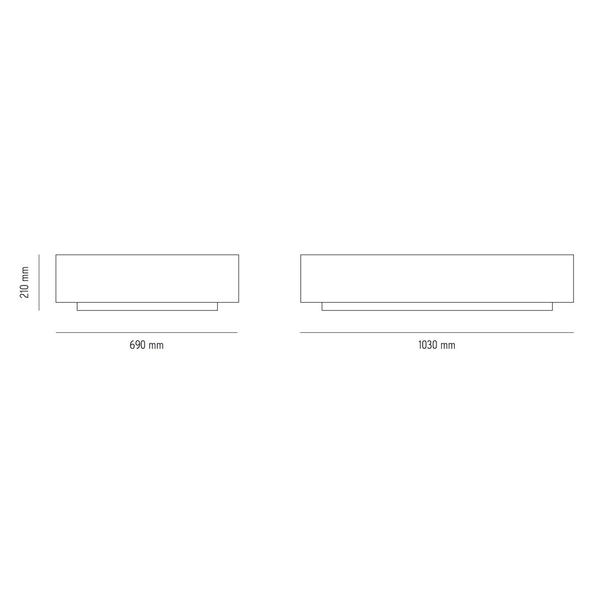 Mass Wide Coffee Table