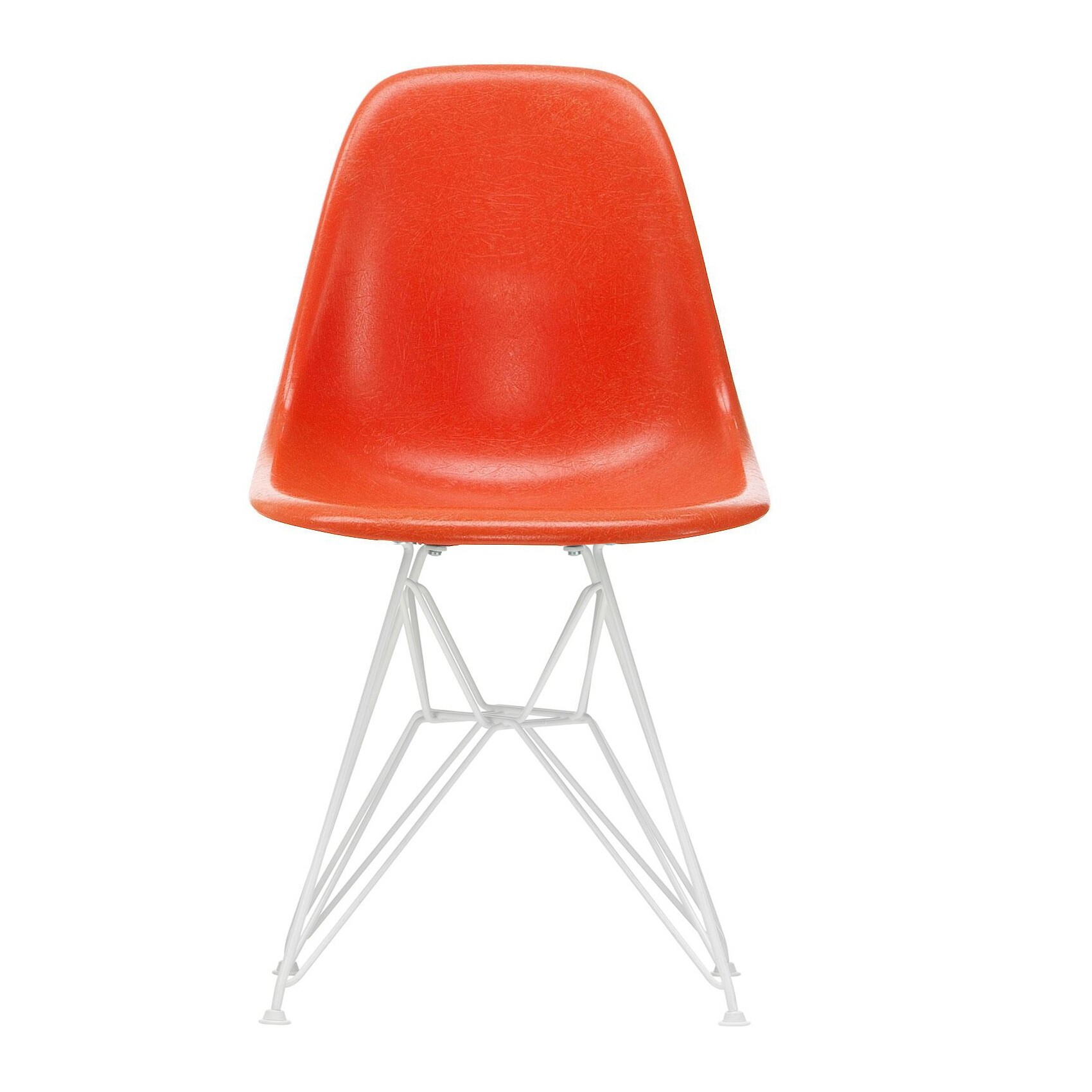 Eames Fiberglass Side Chair DSR White Base