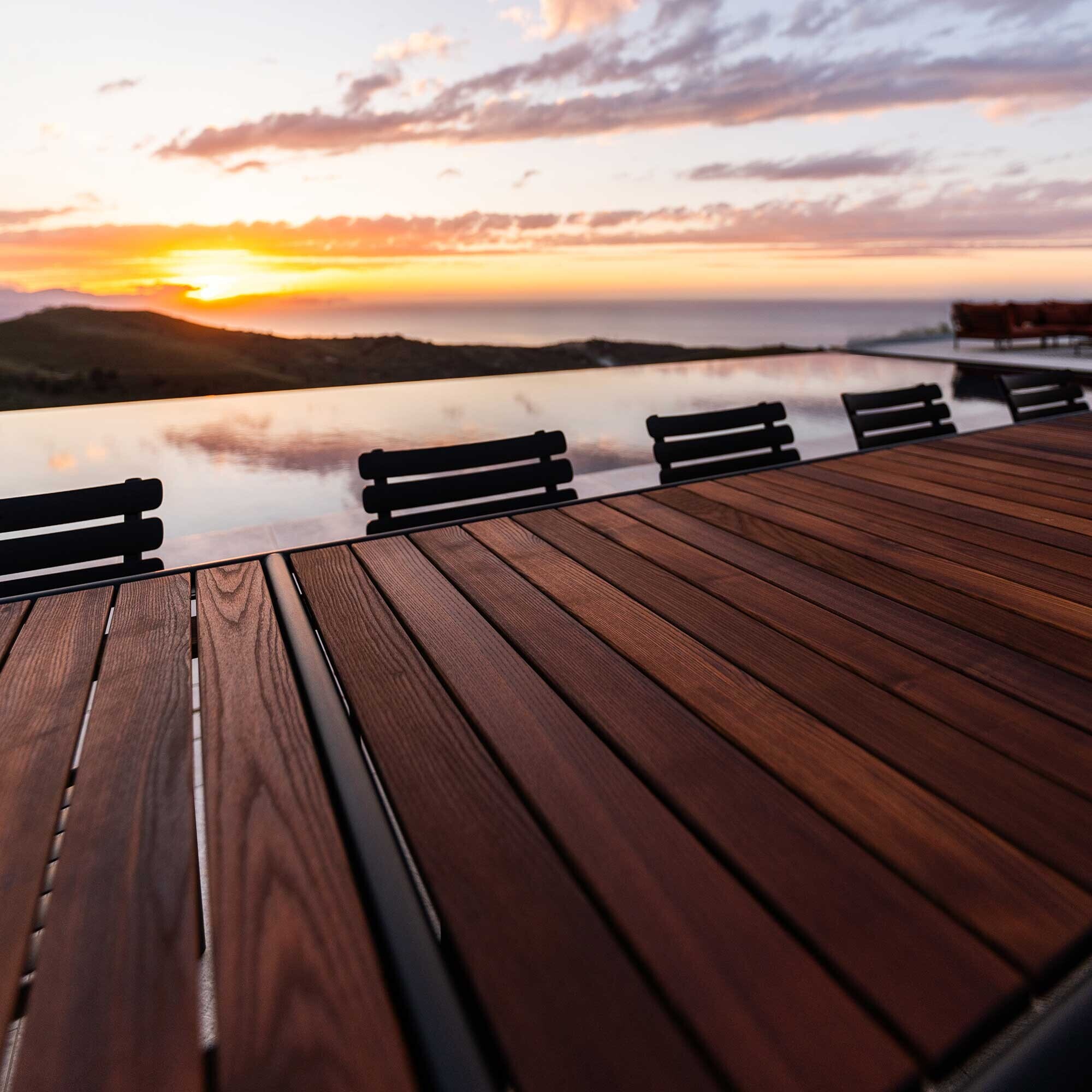 Avanti Outdoor Dining Table Ash 153x98cm