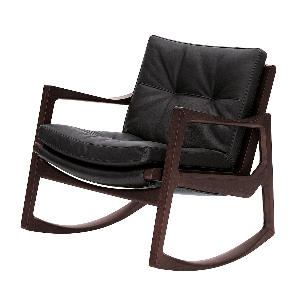 Euvira Rocking Chair Leather