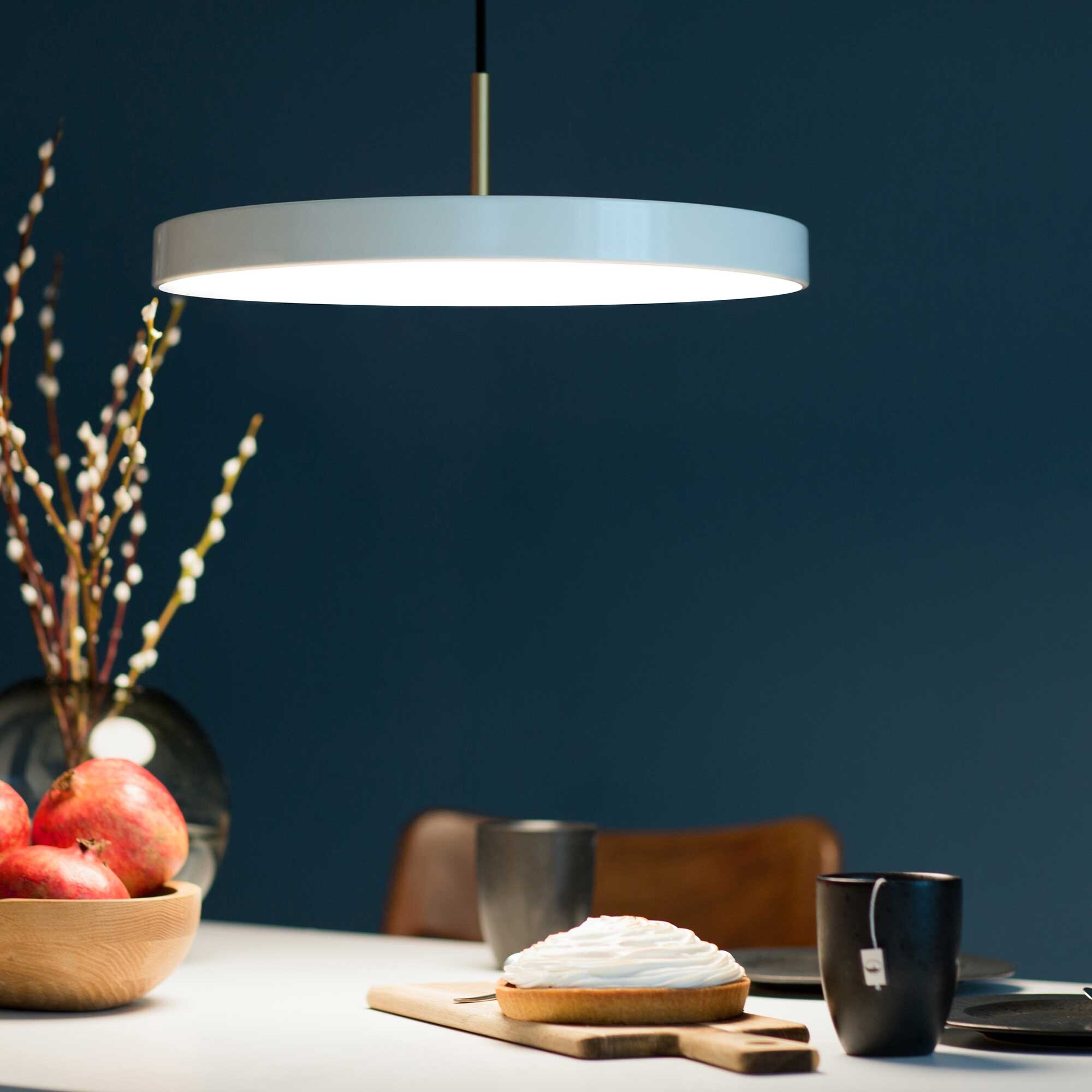 Asteria Mini LED Suspension Lamp Brass