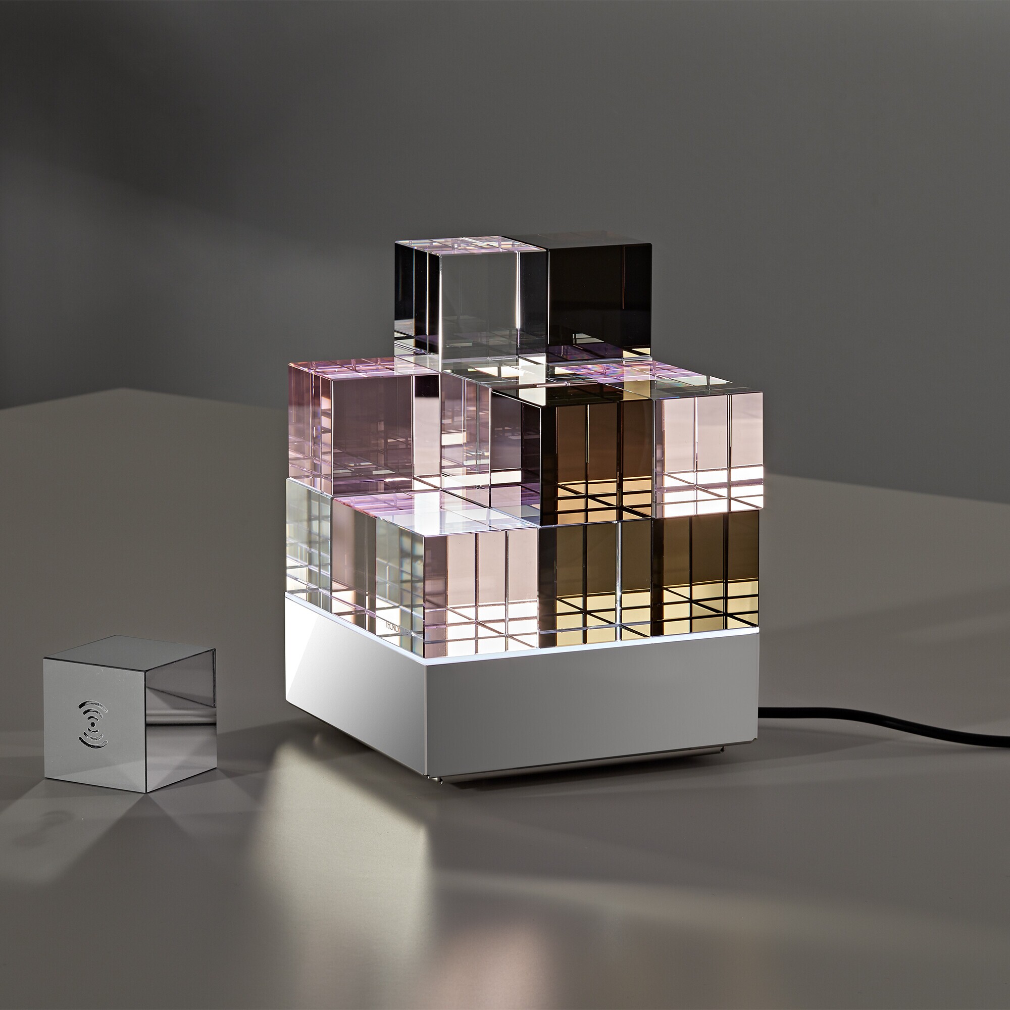 CubeLight move LED Battery Lamp with Radio Cube