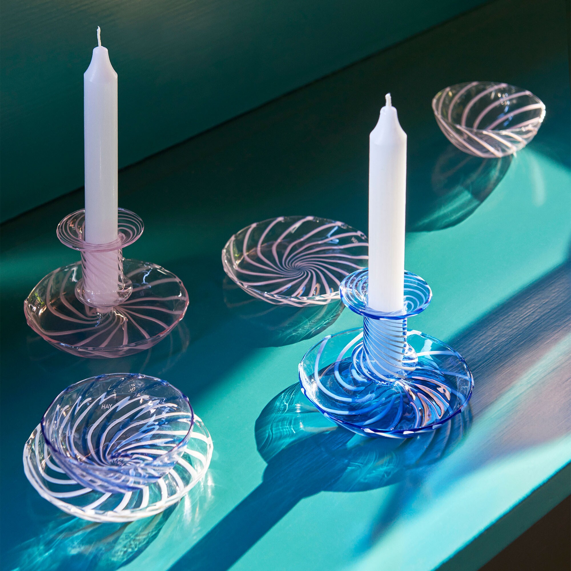 Flare Stripe Candle Holder