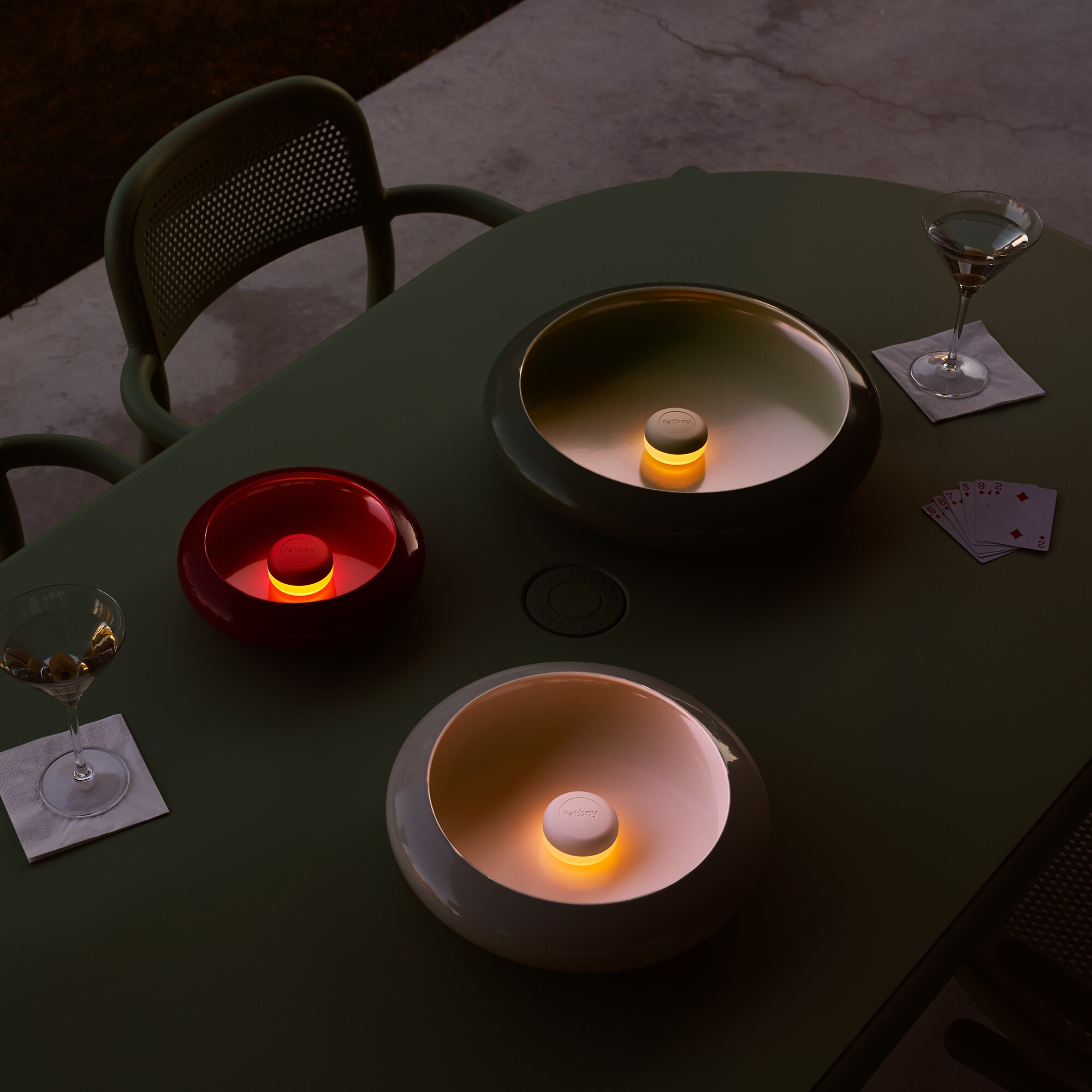 Oloha Large Bowl with LED Battery Light