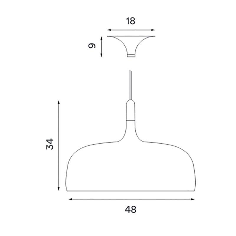 Acorn Suspension Lamp