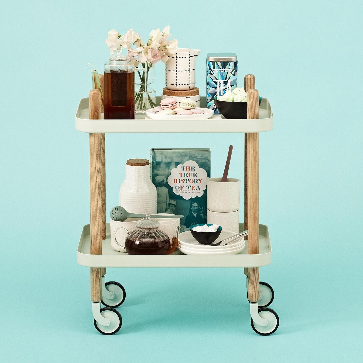 Block Side Table/Trolley