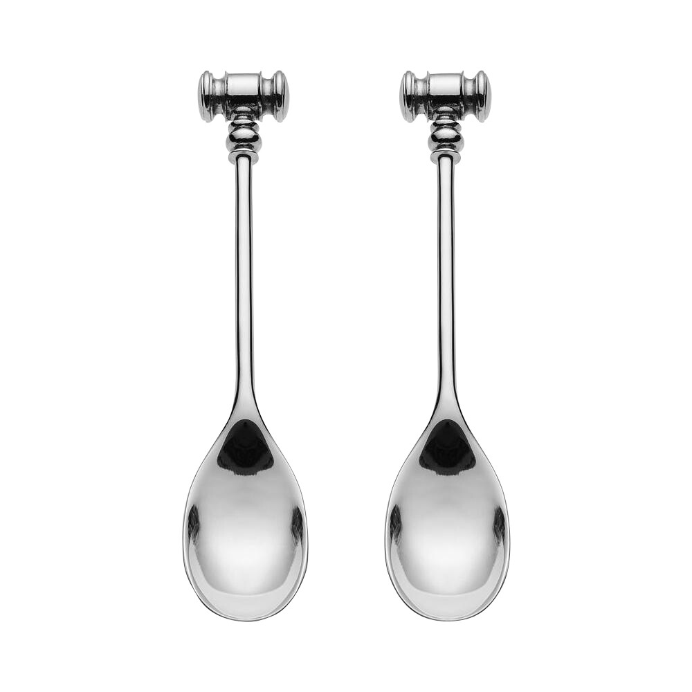 Dressed Egg Spoon Set of 2