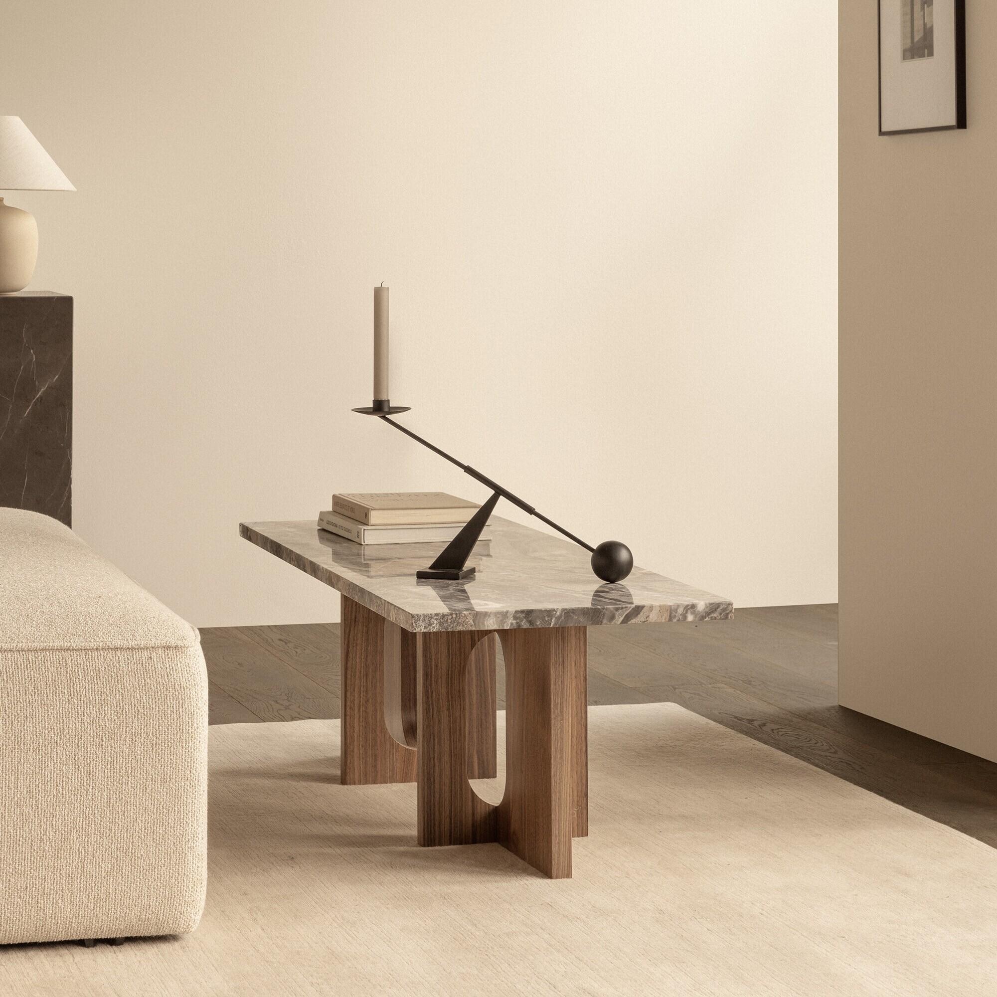 Androgyne Coffee Table Frame Wood 120x45cm