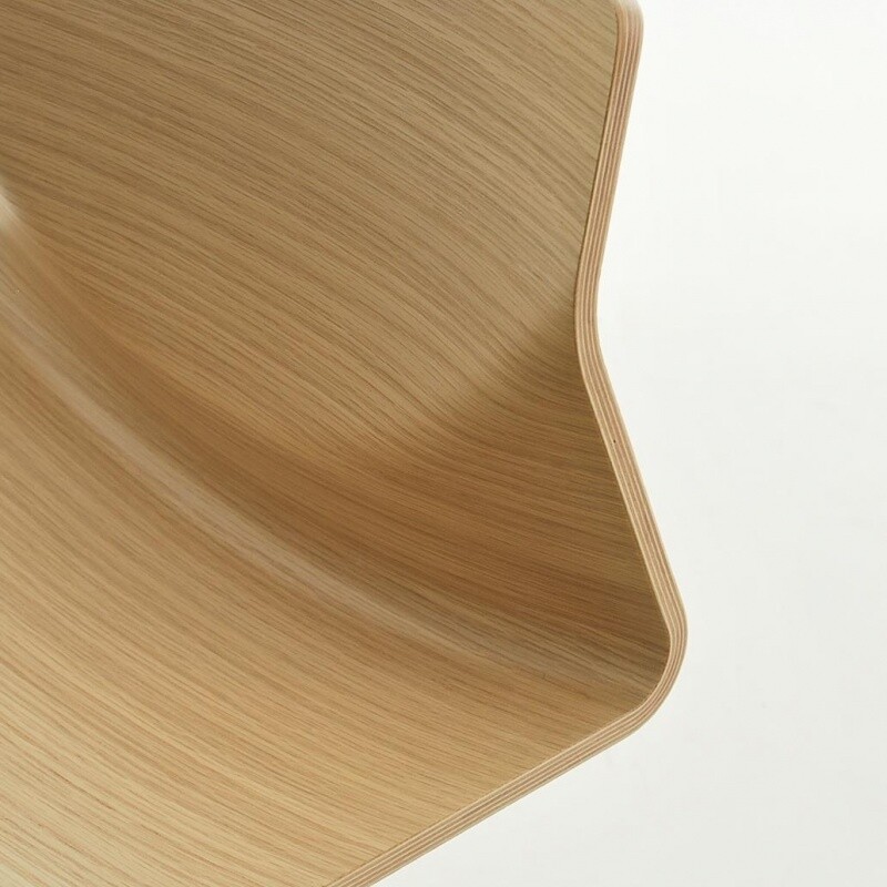 Kai S39 Bar Stool Seat Oak 54-79cm