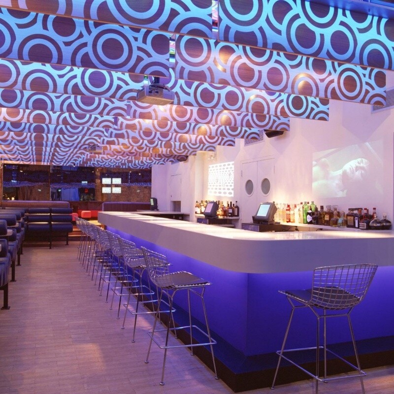 Bertoia Bar Stool 74cm with Cushion