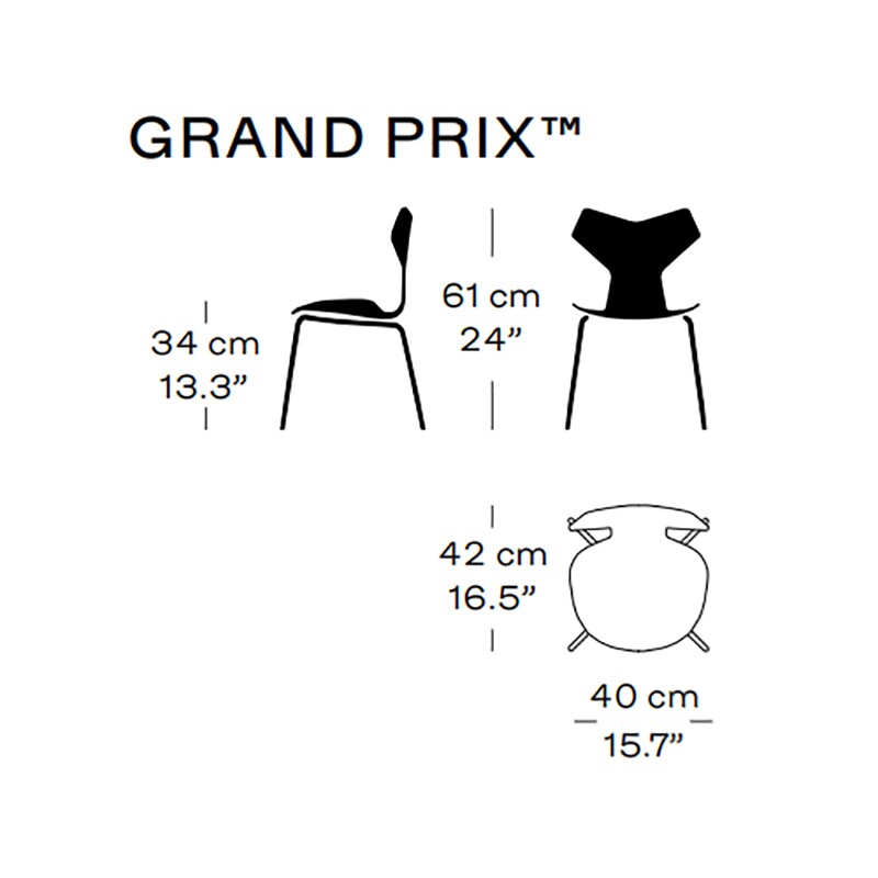 Grand Prix™ Kid's Chair Chromed