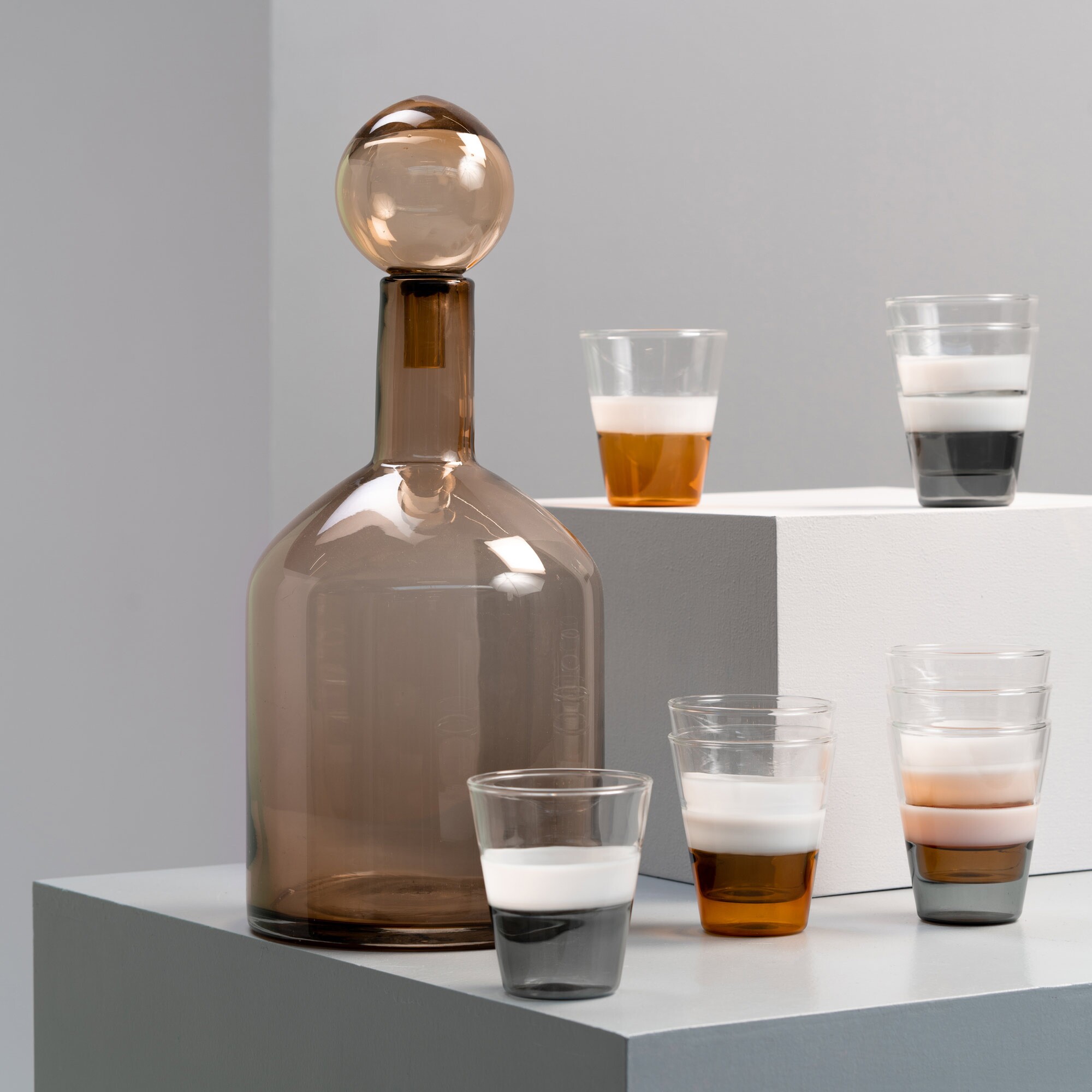 Bubbles & Bottles Carafe Set of 4