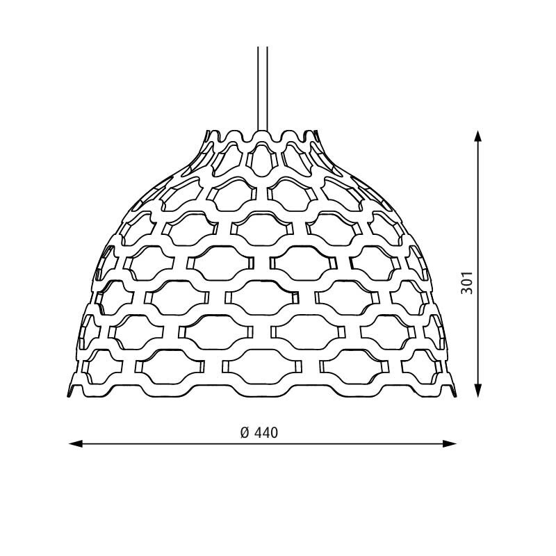 LC Shutters Suspension Lamp
