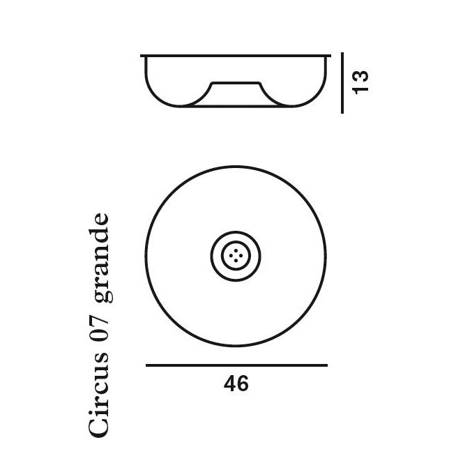 Circus Grande Ceiling / Wall Lamp