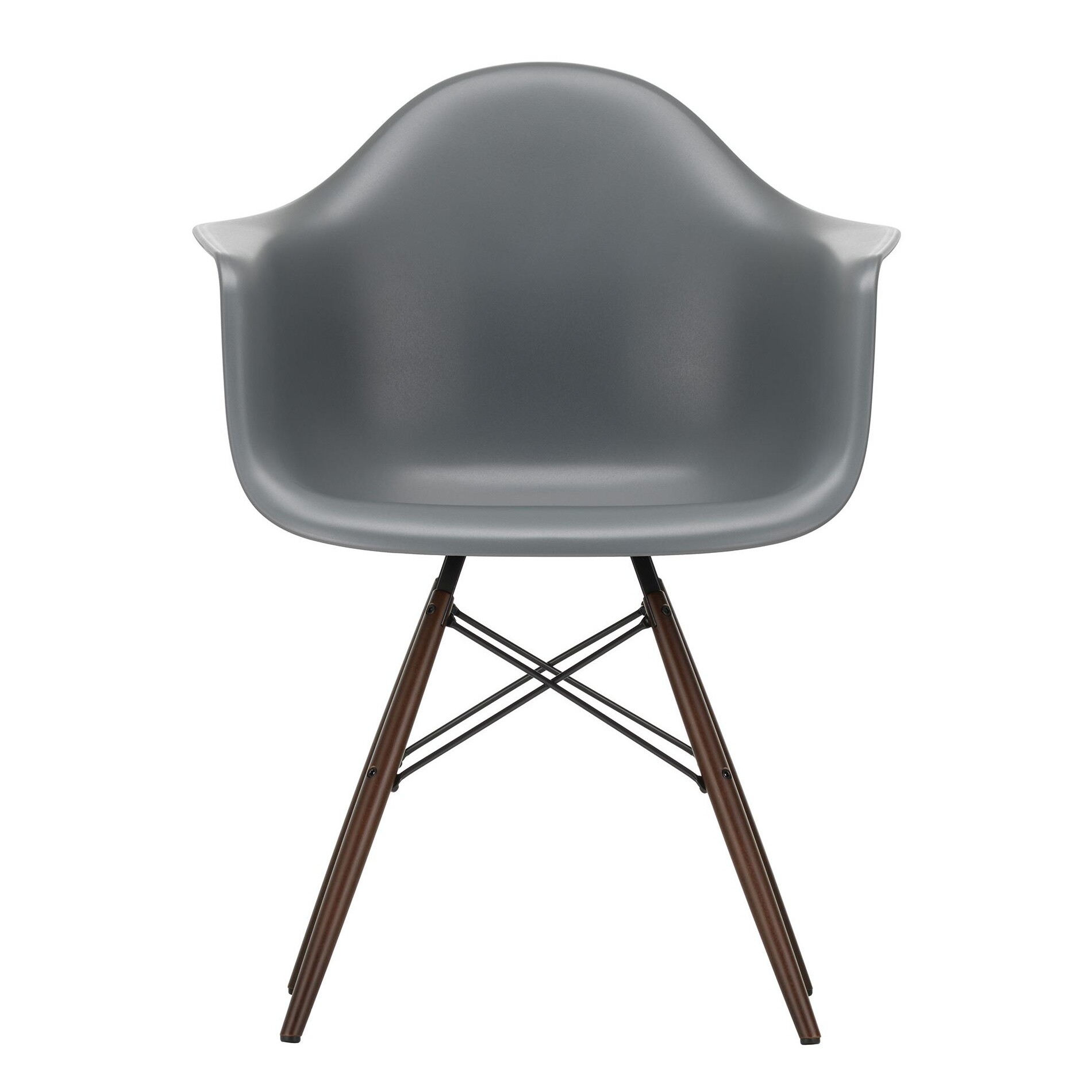Eames Plastic Armchair DAW RE Dark Maple Base