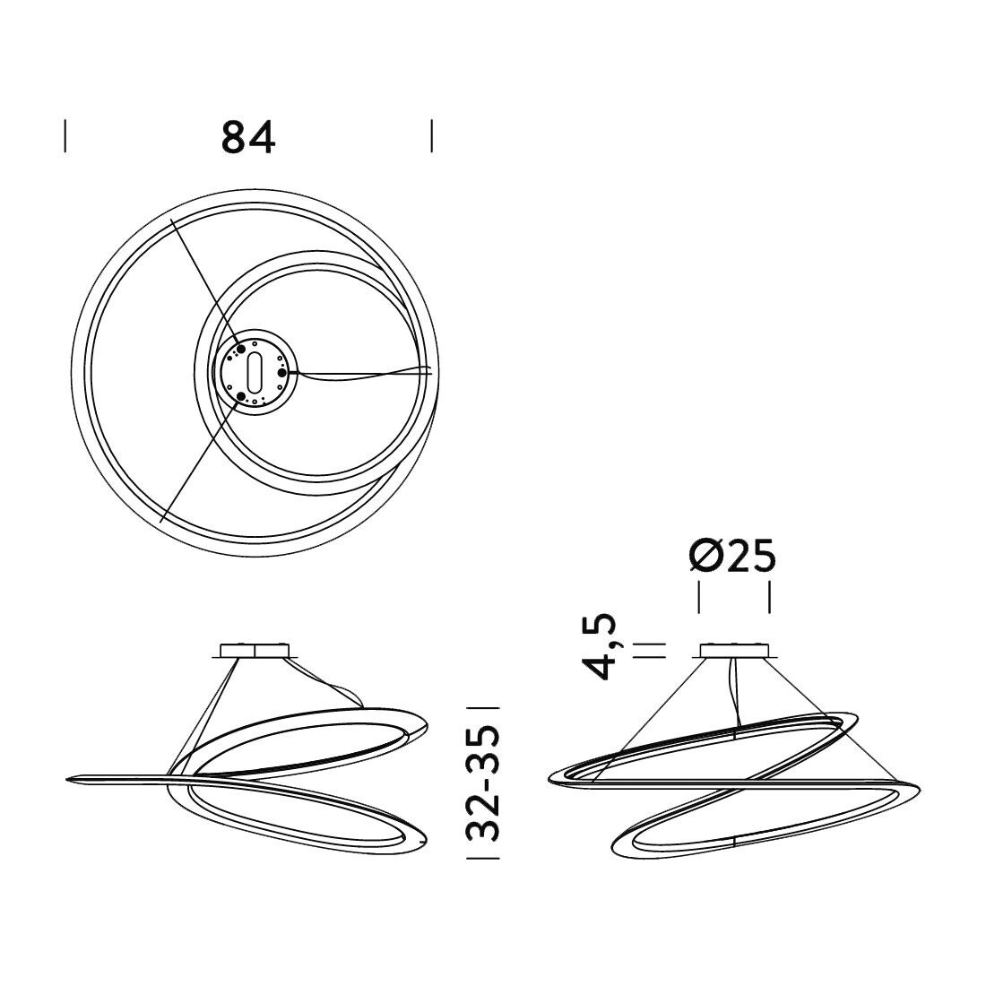 Kepler Minor LED Suspension Lamp