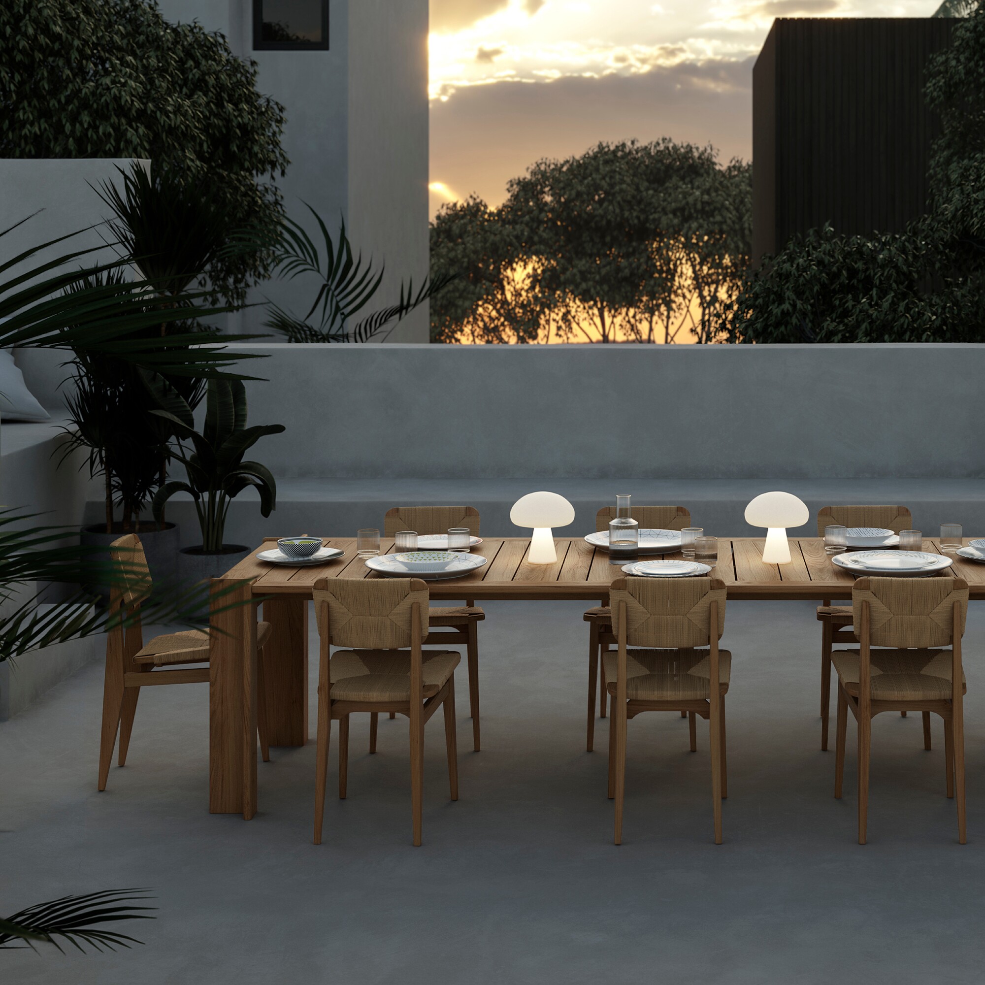 C-Chair Outdoor Dining Chair