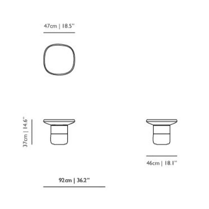 Obon Side Table Square High