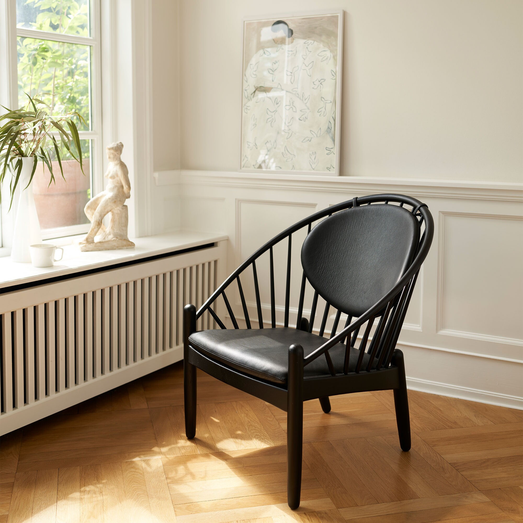 J166 Jørna Armchair Leather