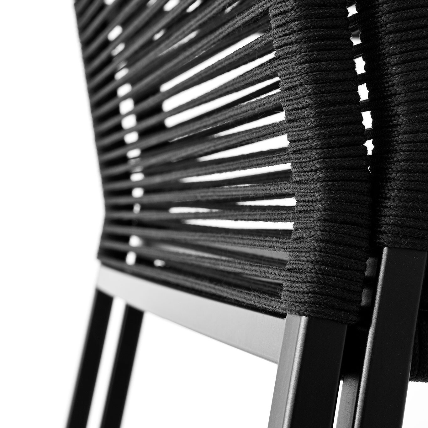 Aria S43 Armchair Frame Black Stackable