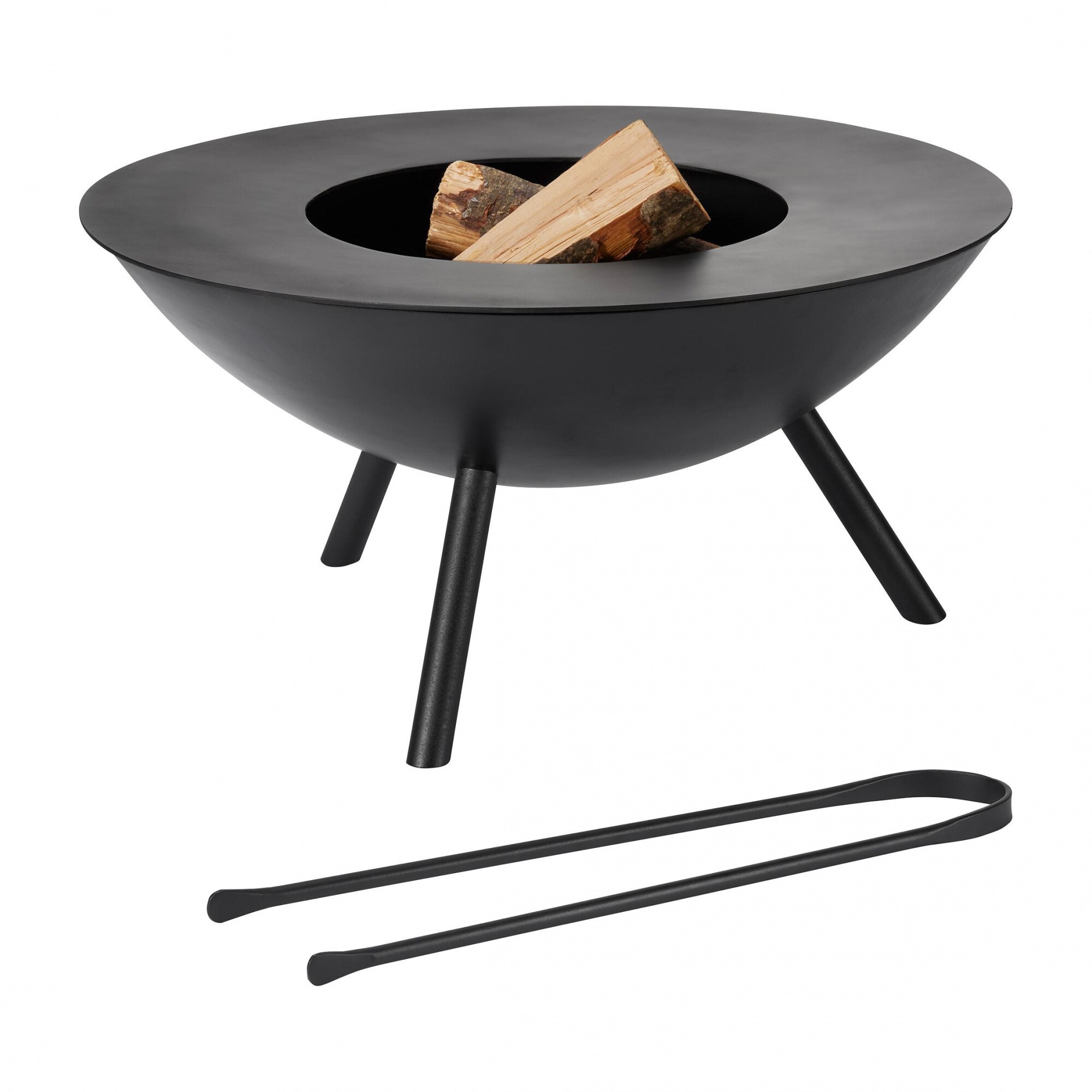 Flames Fire Bowl L Set of 3 Pieces