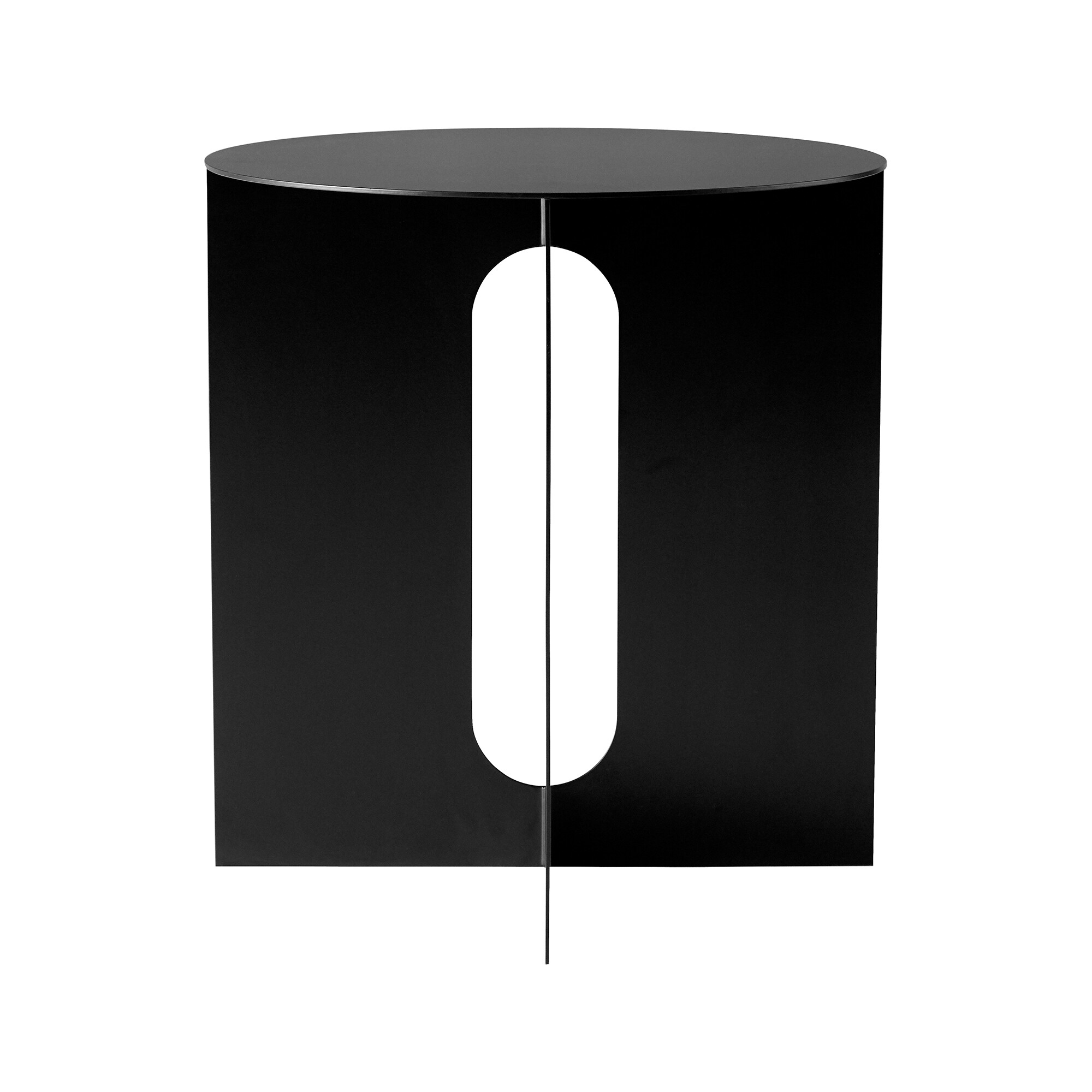 Androgyne Side Table Steel Ø 40cm