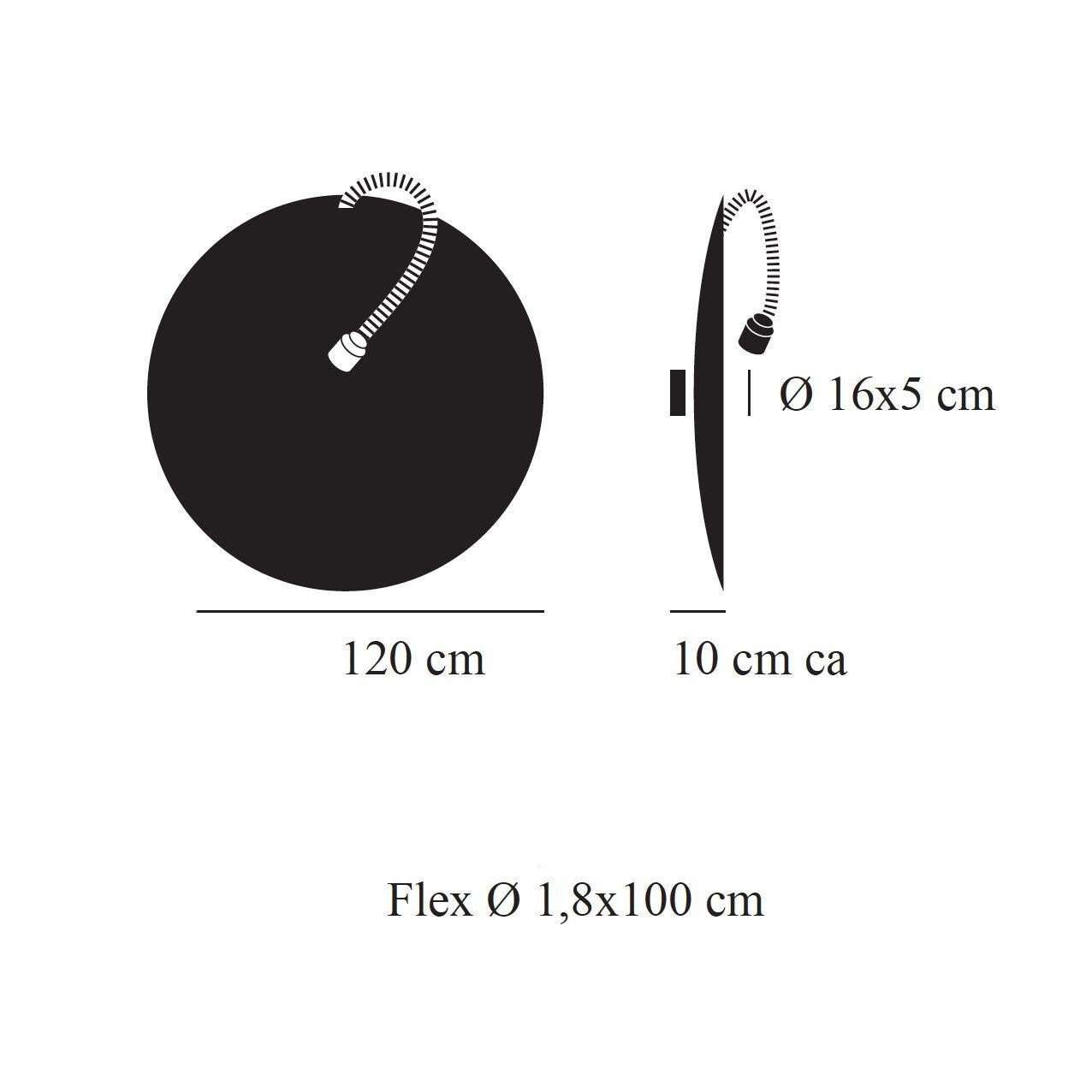 Luna Piena 120 Wall Lamp