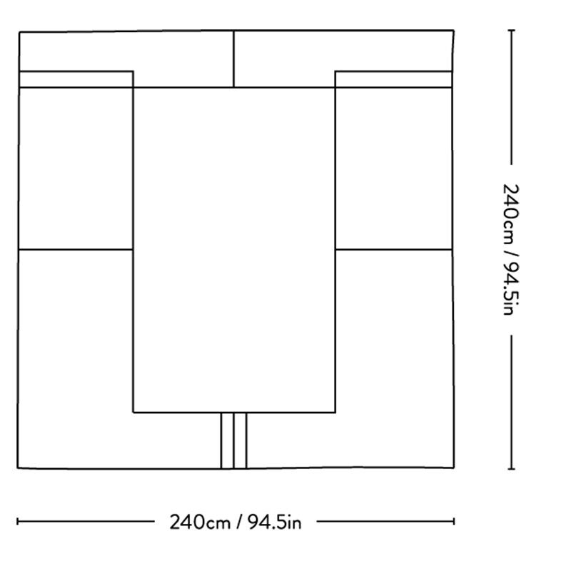 Cruise AP11 Rug 240x240cm