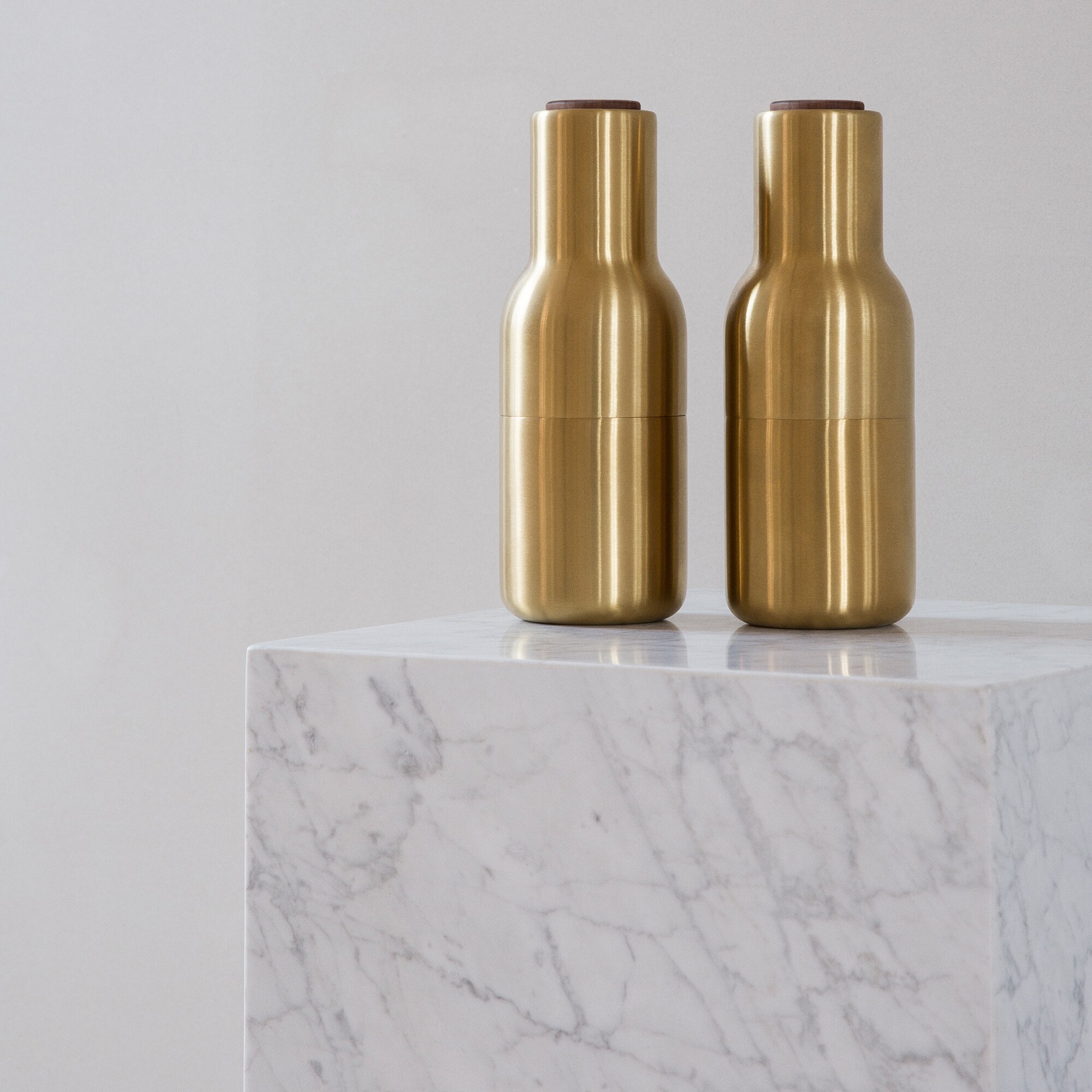 Bottle Grinder Set of 2 Brass