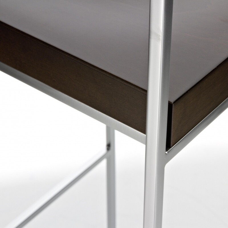 Cubo S62 Bar Stool Seat Solid Wood H75cm