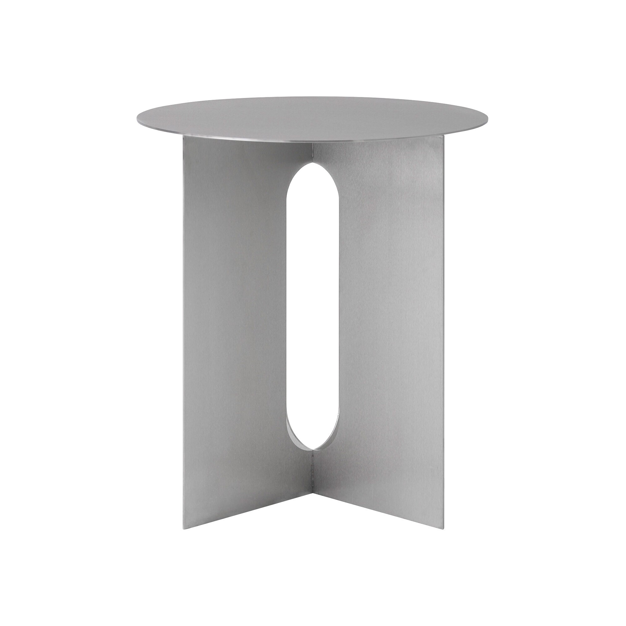 Androgyne Side Table Steel Ø 40cm