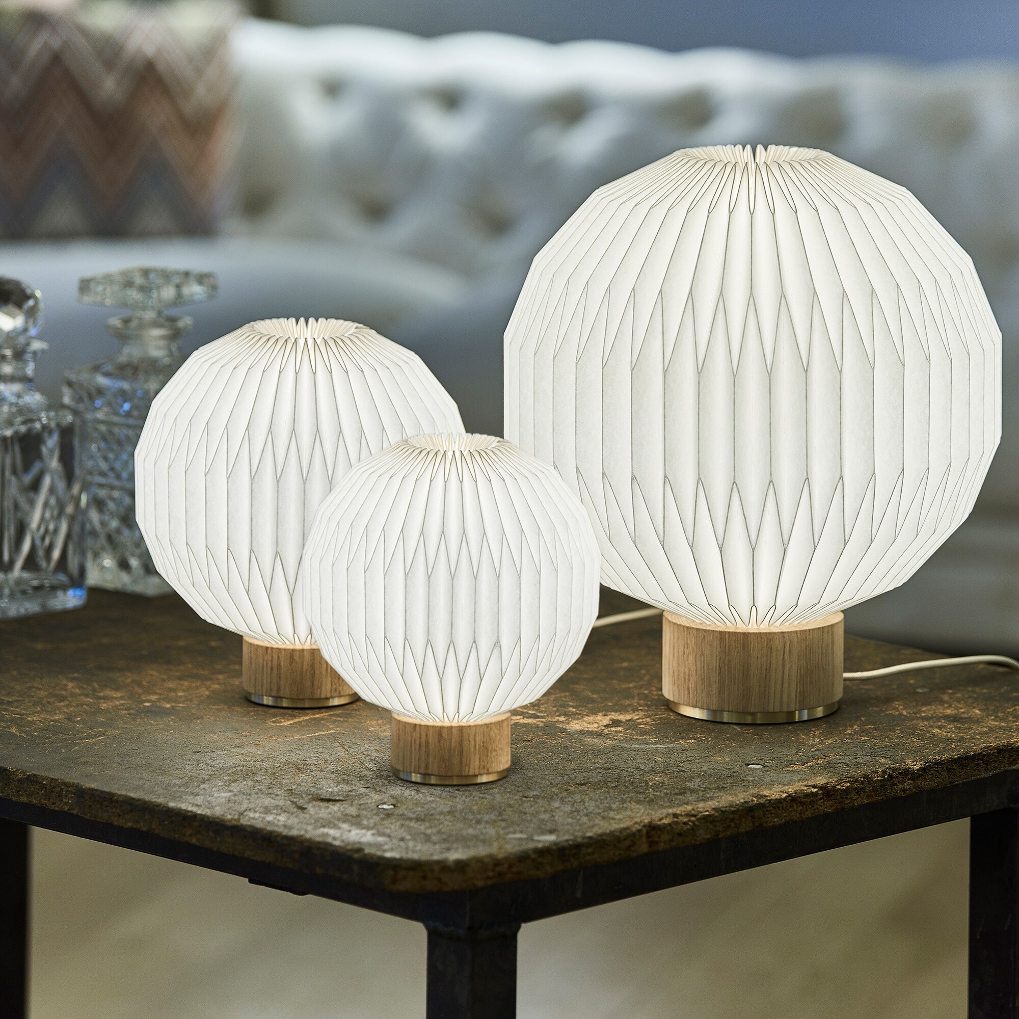 375 Table Lamp with Paper Shade