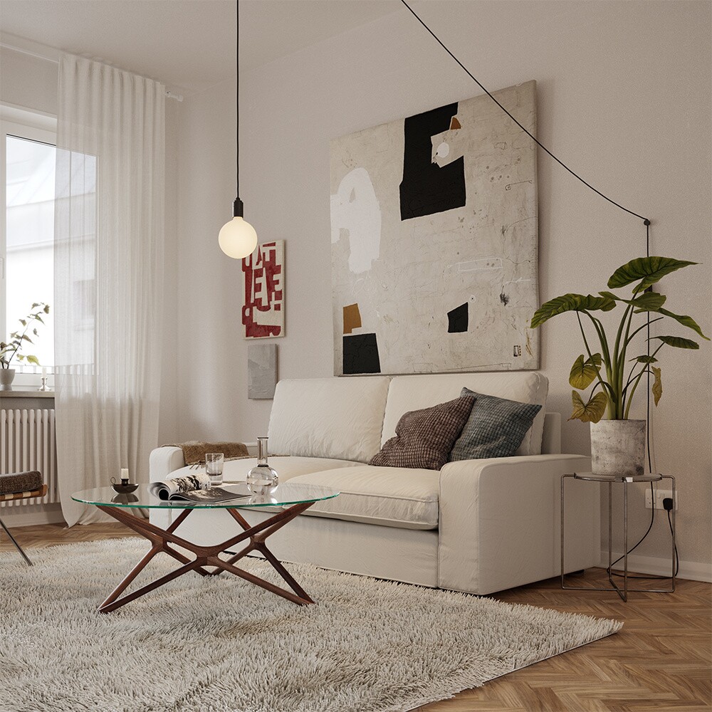 Graphite Plug-in Suspension Lamp