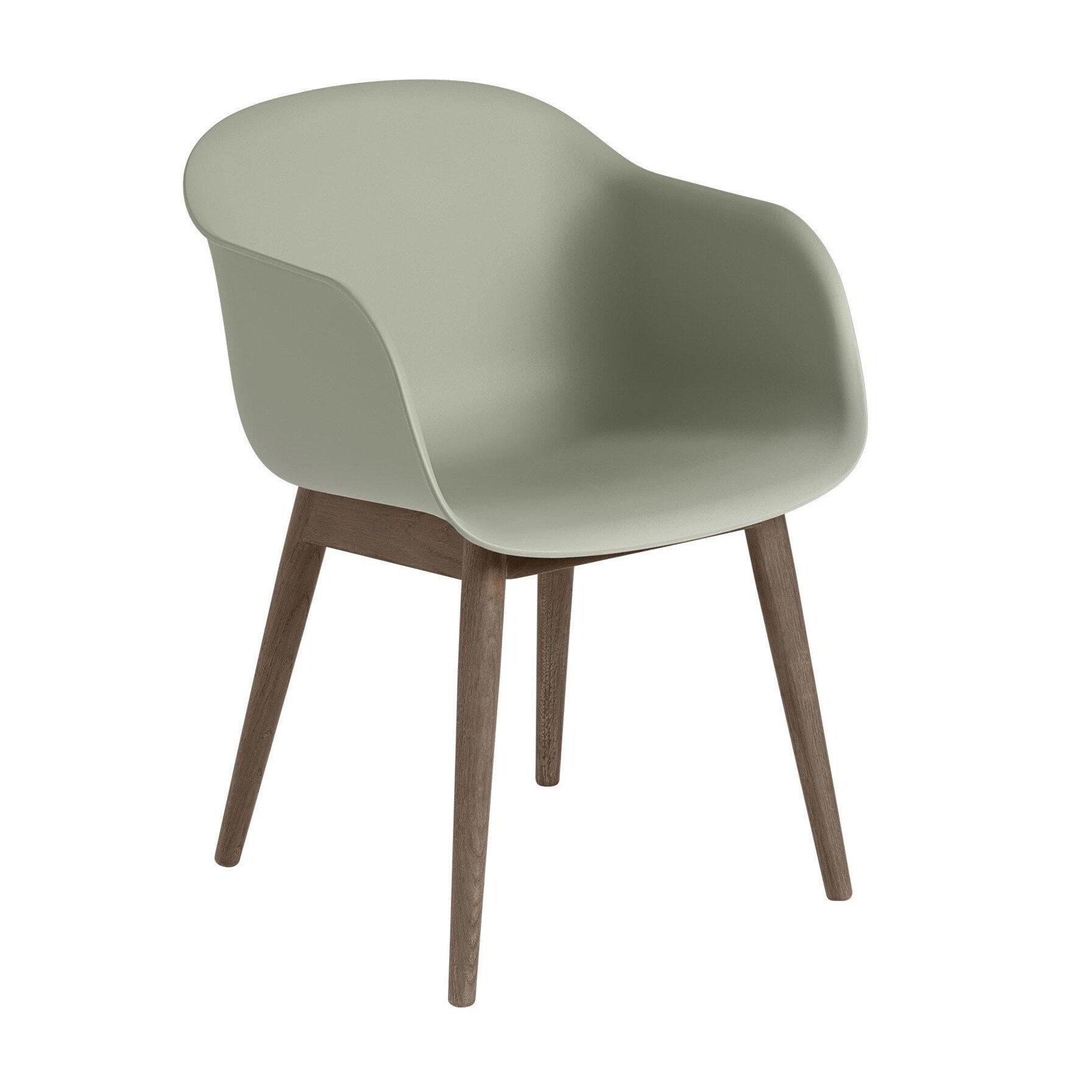 Fiber Chair Armchair Wood Base Recycled